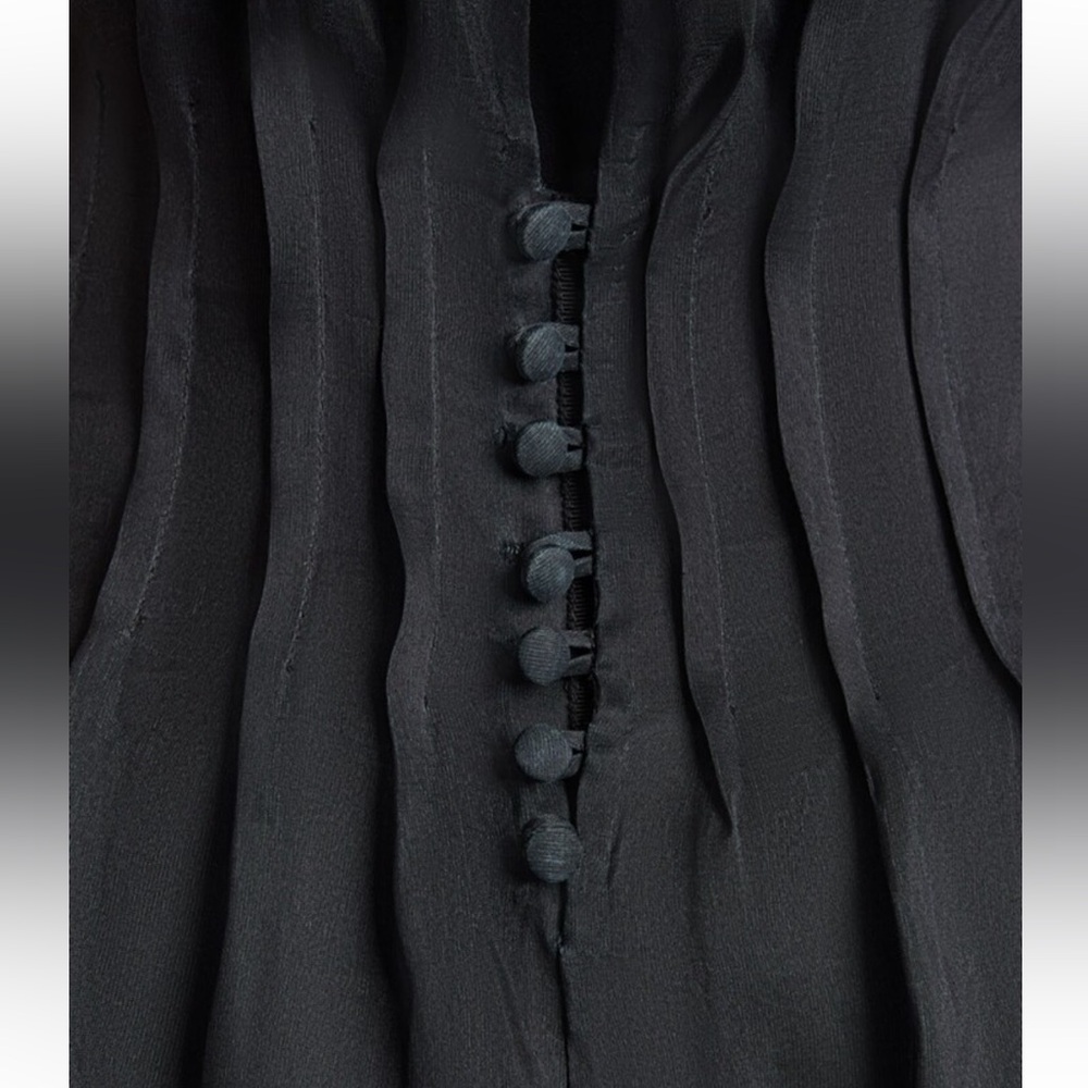 Khaite Westin Organza Top, 6, Black - Picture 8 of 17